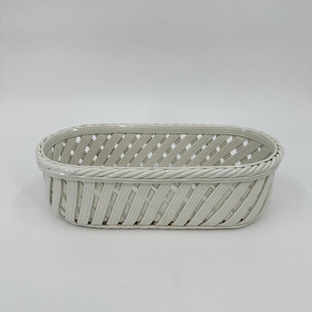 Tiffany & Co White Ceramic Basket